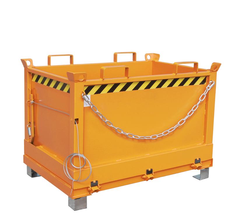 Klappbodenbehälter Klappbodencontainer volumen 1m³ Tragkraft 1,5t 